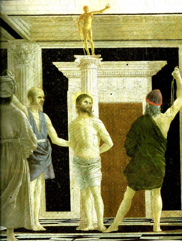 Piero della Francesca the flagellation, detail Norge oil painting art
